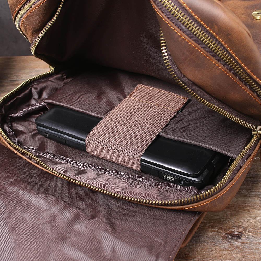 Robert | Sturdy travel backpack made of Vegan Leather