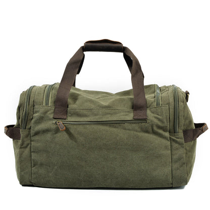 David | Canvas duffle bag for travel made of Vegan Leather