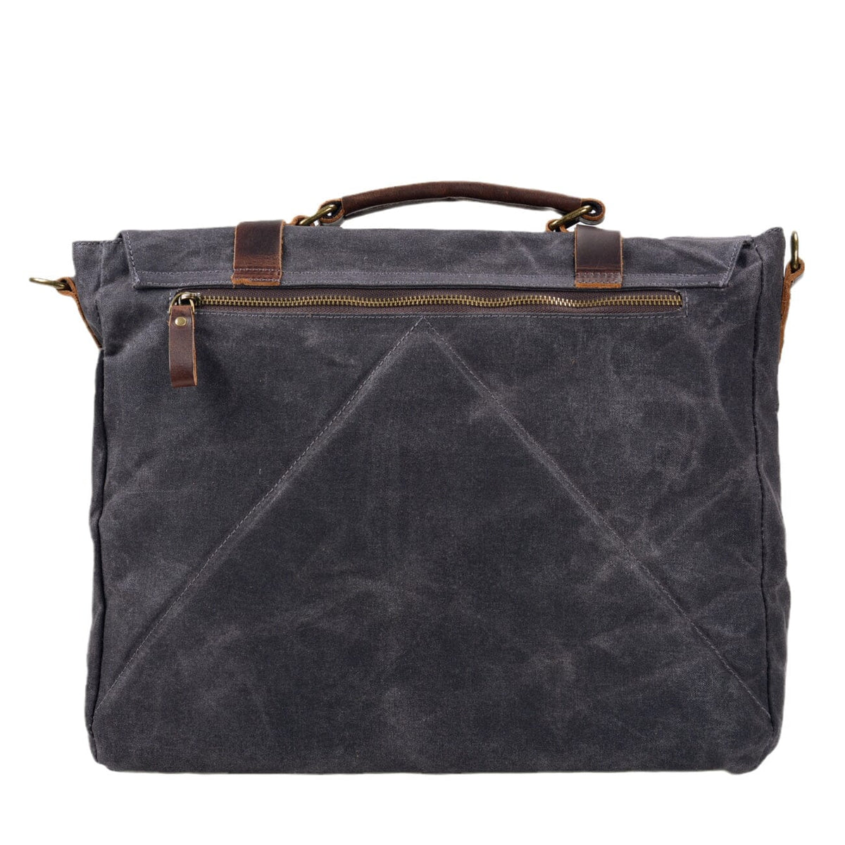 Ryan | Canvas shoulder bag made of Vegan Leather