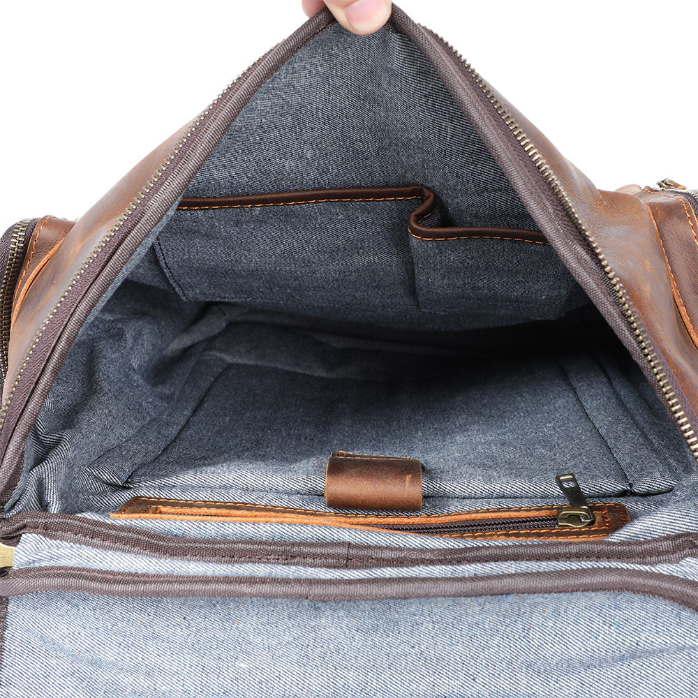 Charles | Laptop backpack made of Vegan Leather