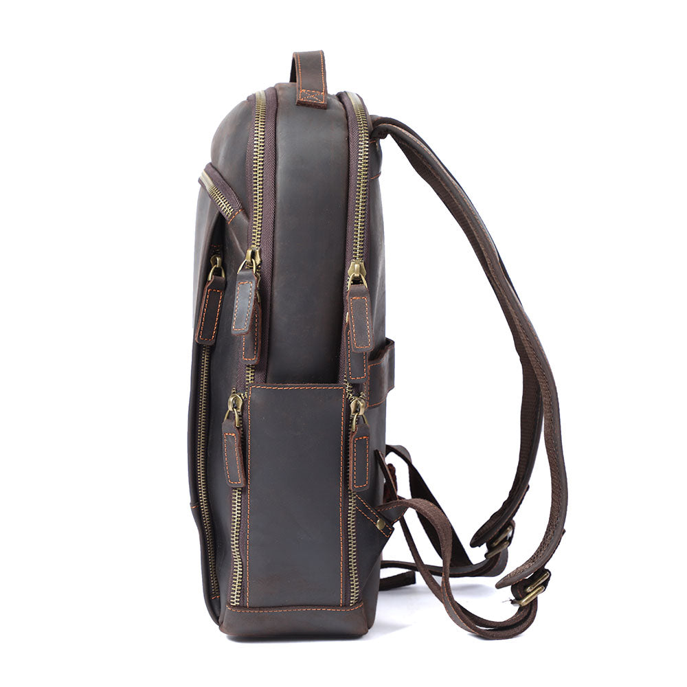 Andrew | Vegan Leather Laptop Backpack for Work