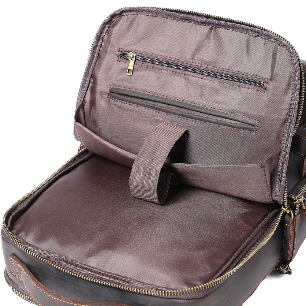 Andrew | Vegan Leather Laptop Backpack for Work