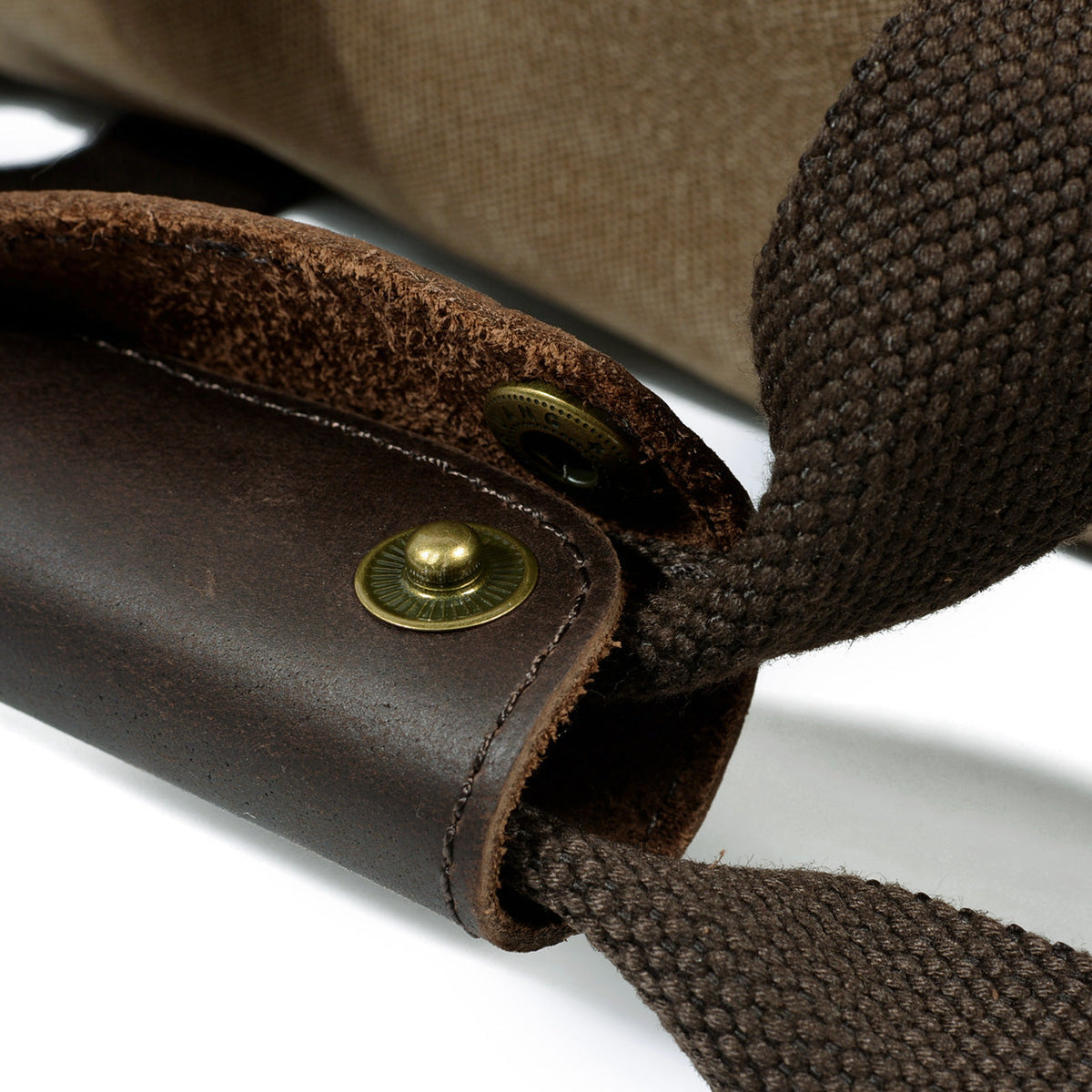 David | Canvas duffle bag for travel made of Vegan Leather