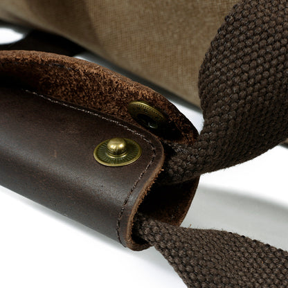 David | Canvas duffle bag for travel made of Vegan Leather