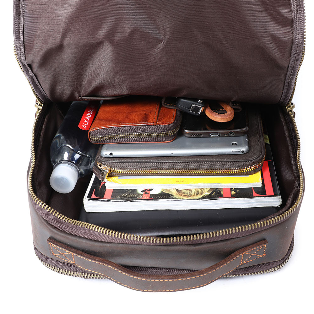 Andrew | Vegan Leather Laptop Backpack for Work