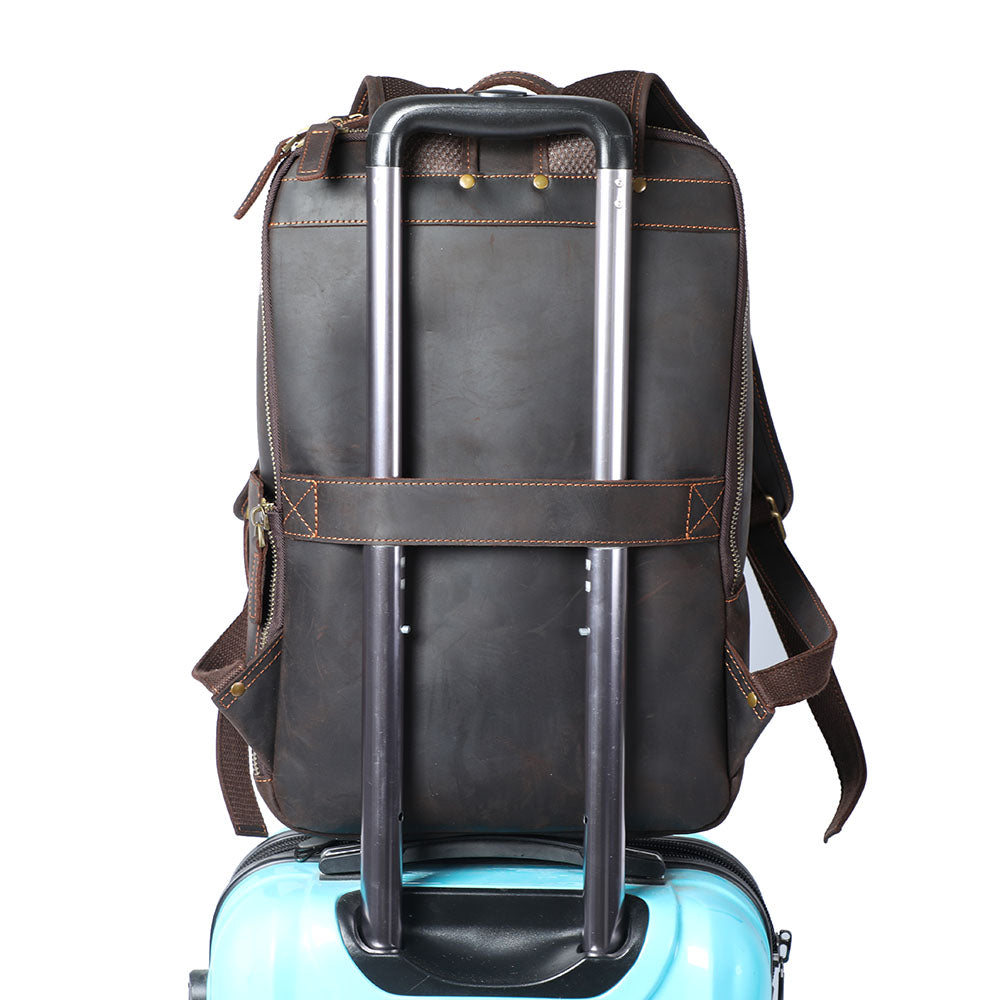 Andrew | Vegan Leather Laptop Backpack for Work