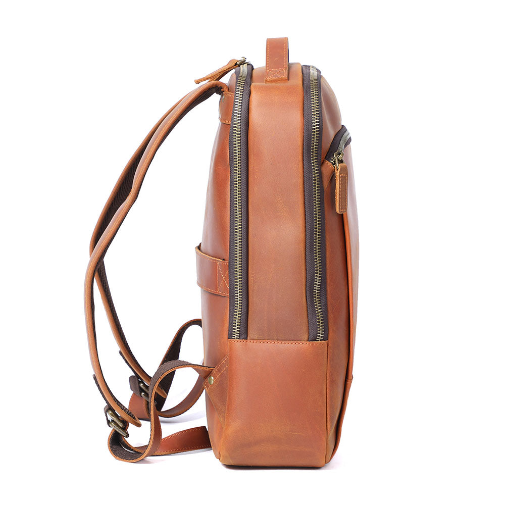 Andrew | Vegan Leather Laptop Backpack for Work