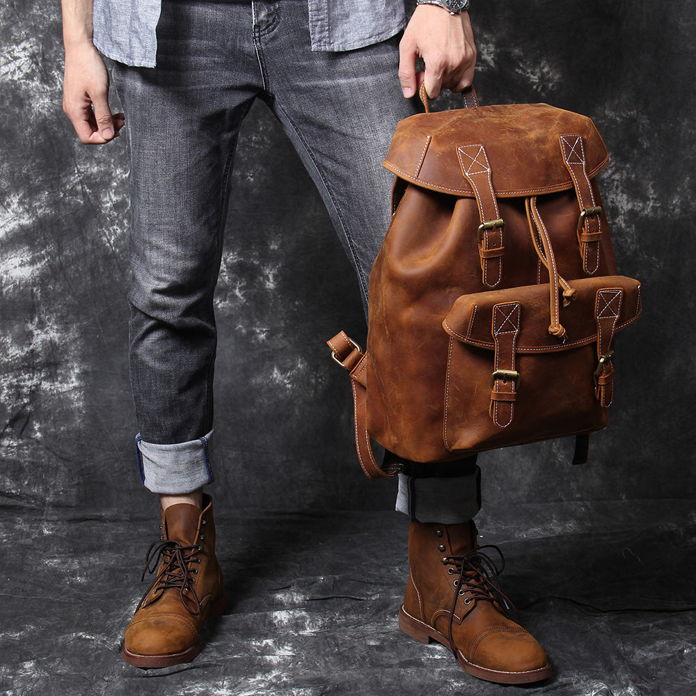 Jeffrey | Classic backpack made of Vegan Leather