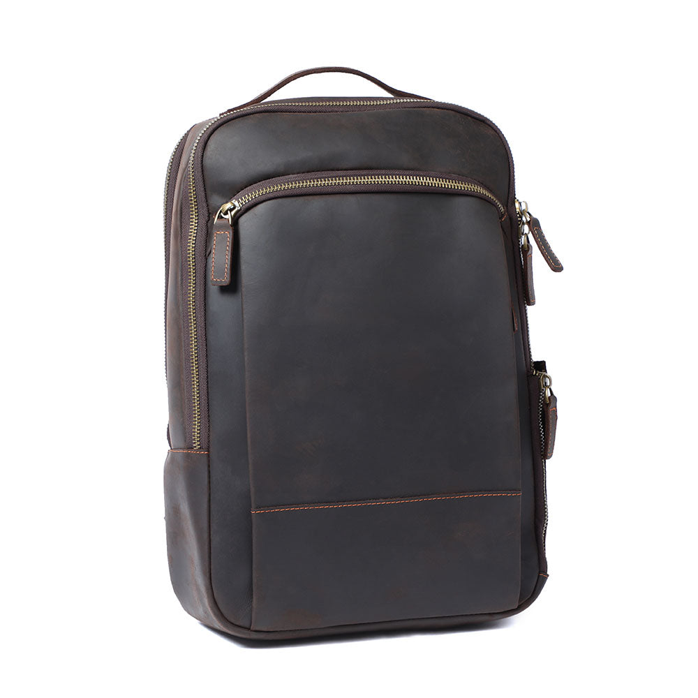 Andrew | Vegan Leather Laptop Backpack for Work