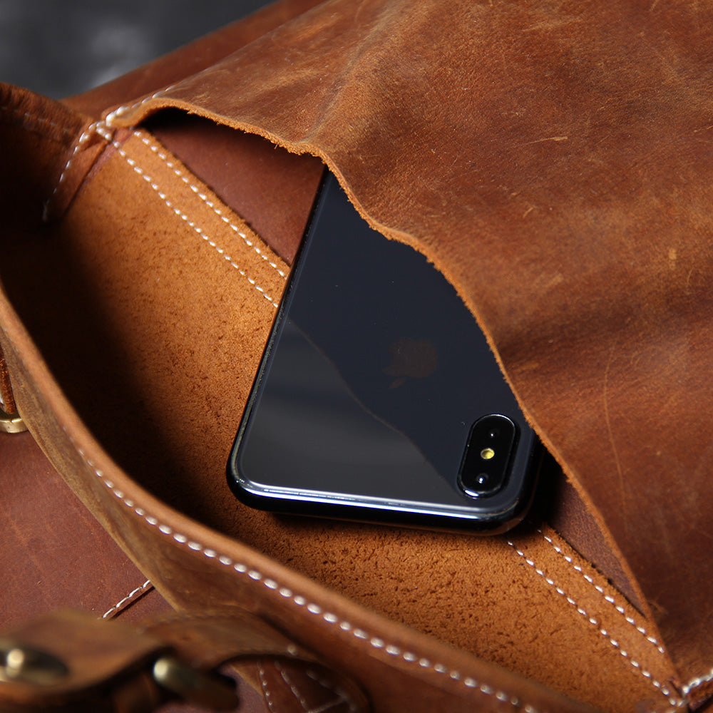Jeffrey | Classic backpack made of Vegan Leather