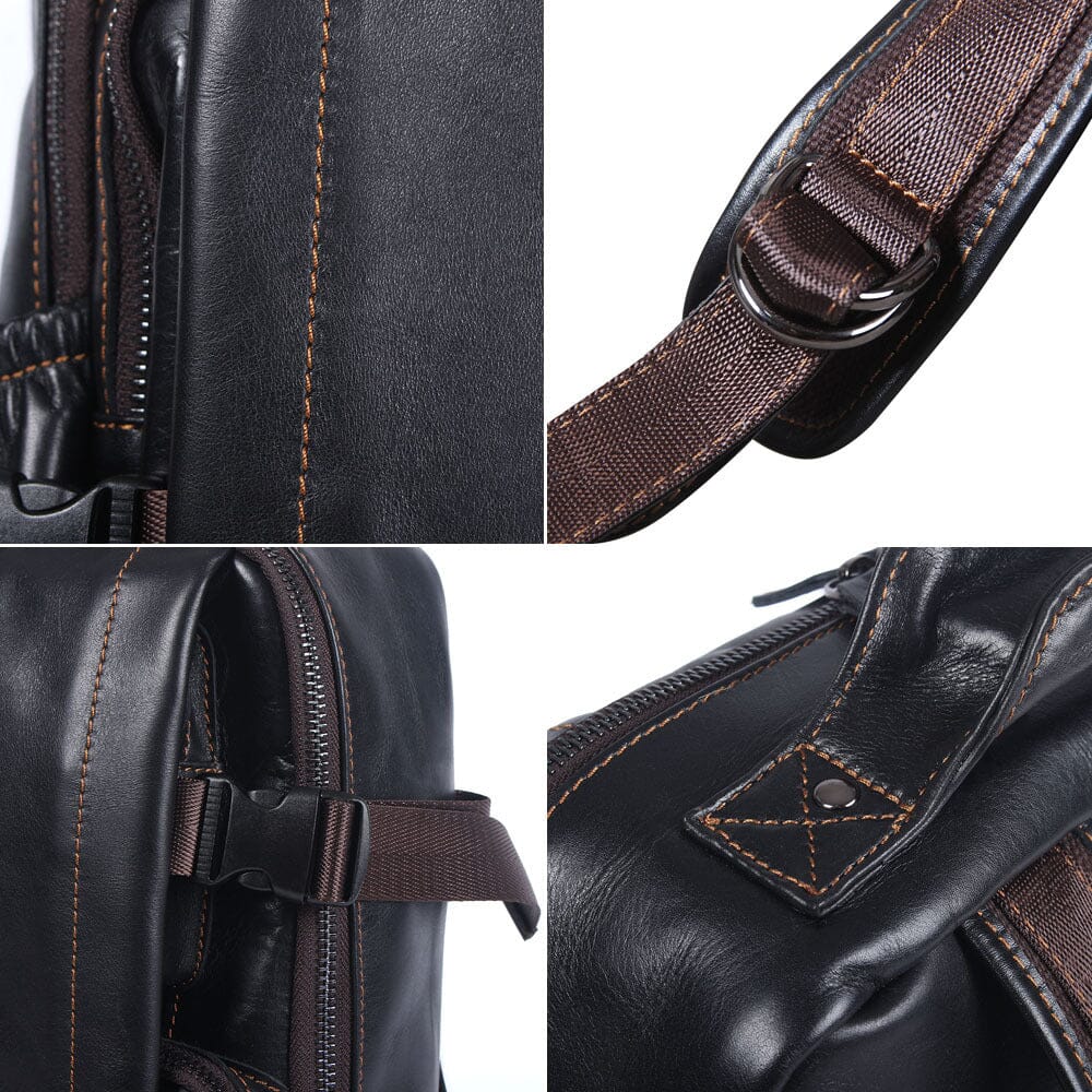 Matthew | Laptop backpack made of Vegan Leather for work and travel