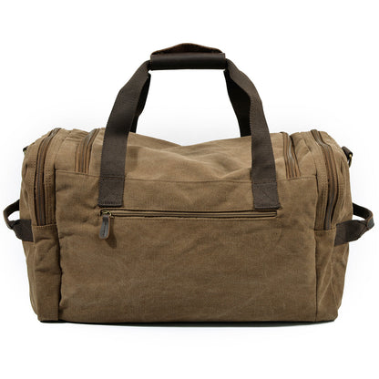 David | Canvas duffle bag for travel made of Vegan Leather