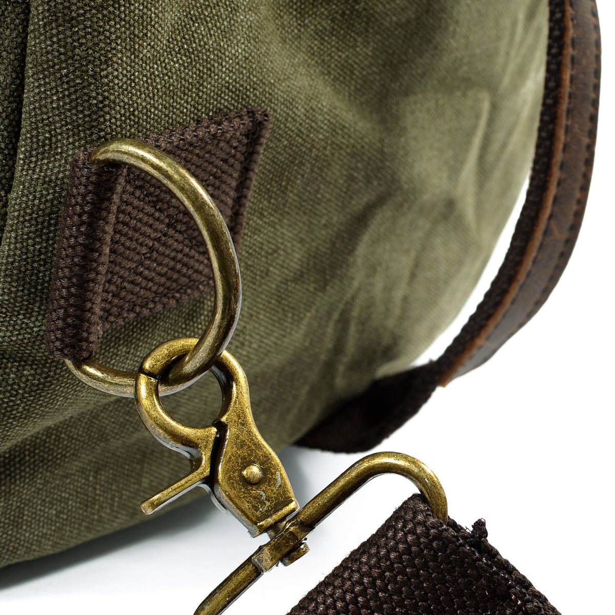 David | Canvas duffle bag for travel made of Vegan Leather