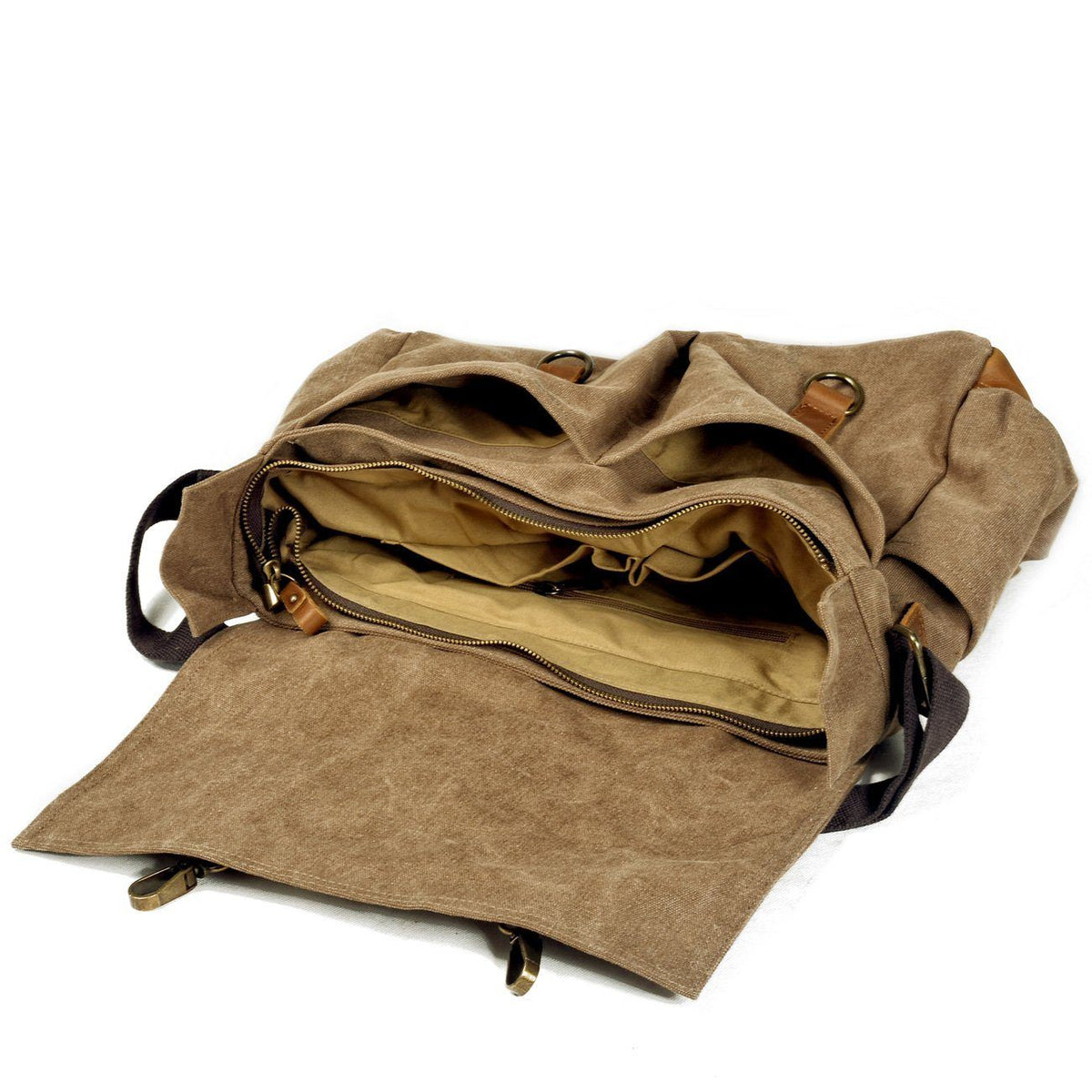 Scott | Shoulder bag made of Vegan Leather and canvas