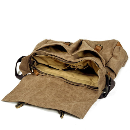 Scott | Shoulder bag made of Vegan Leather and canvas