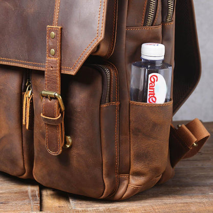Robert | Sturdy travel backpack made of Vegan Leather