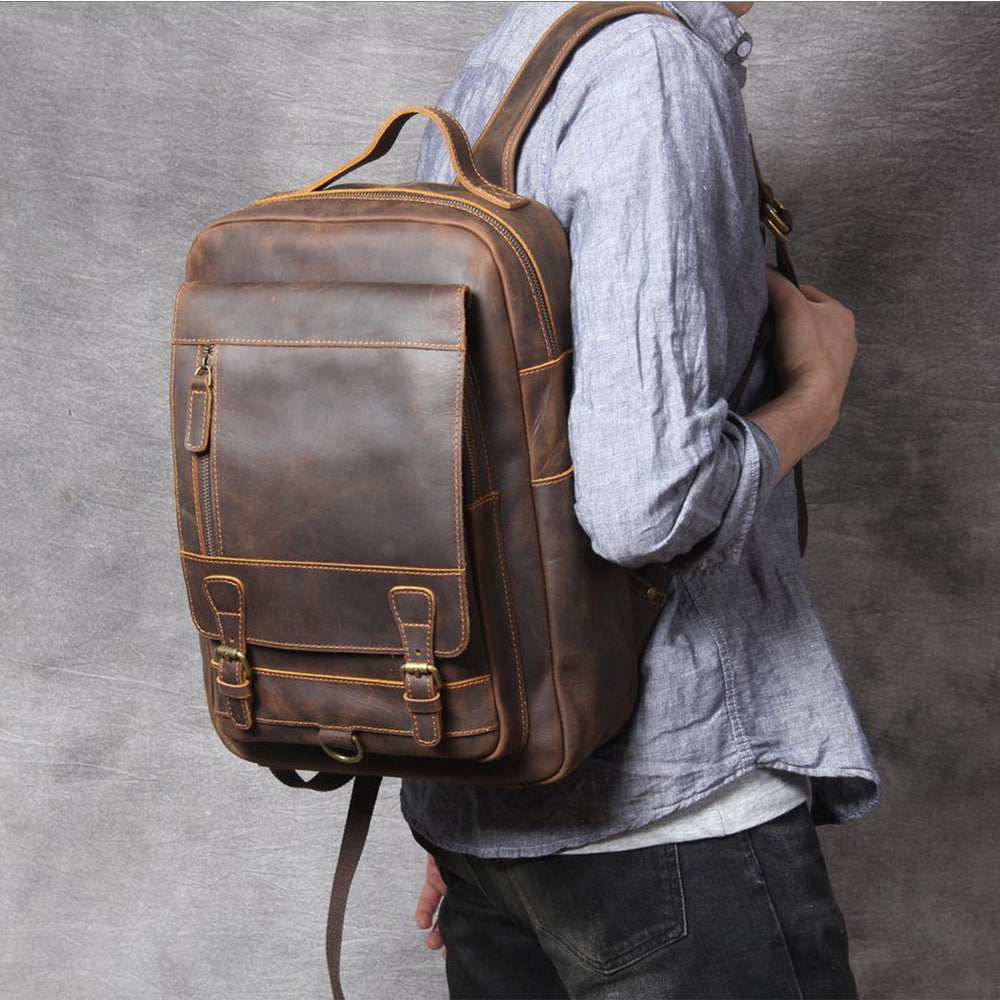 Jason | Vegan Leather backpack for everyday use