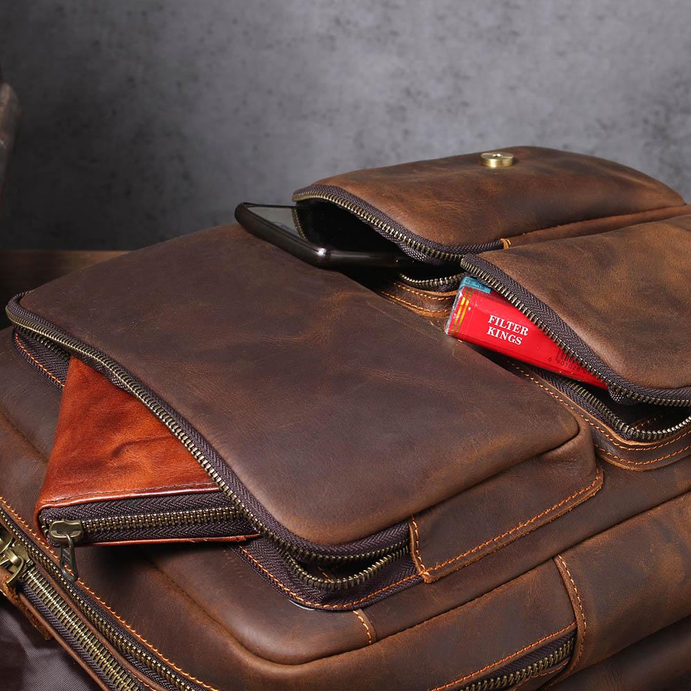 Robert | Sturdy travel backpack made of Vegan Leather