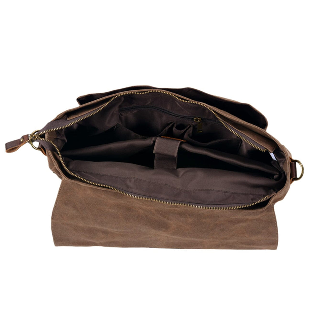 Ryan | Canvas shoulder bag made of Vegan Leather