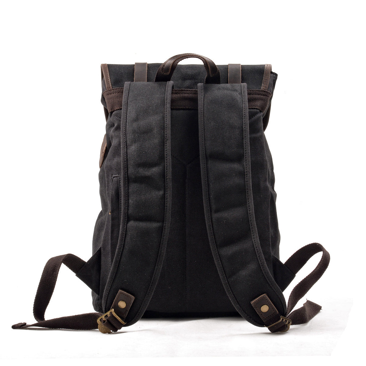 Marcus | Canvas travel backpack made of Vegan Leather