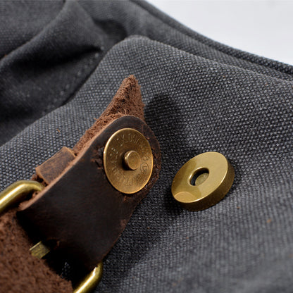 David | Canvas duffle bag for travel made of Vegan Leather