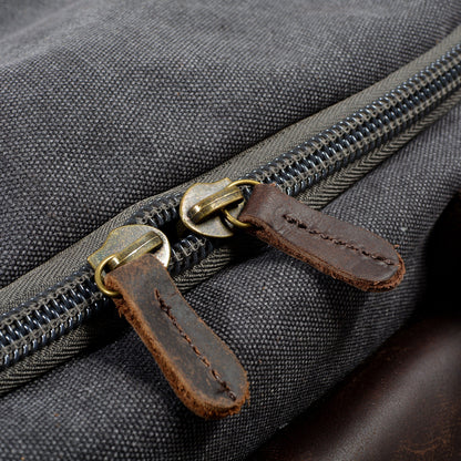 David | Canvas duffle bag for travel made of Vegan Leather